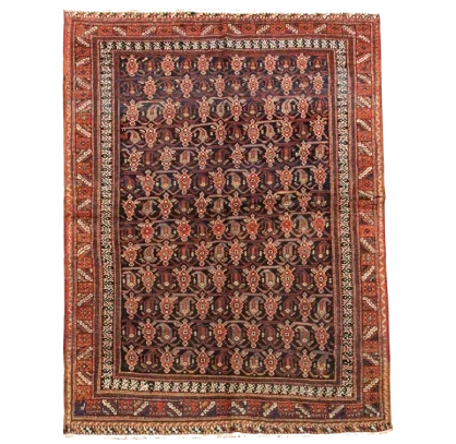 Antique Handmade Persian Afshar Area Rug 22599